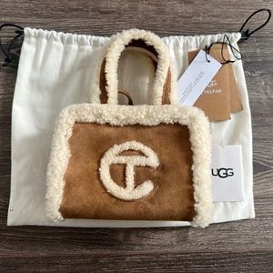 rare telfar ugg mini bag